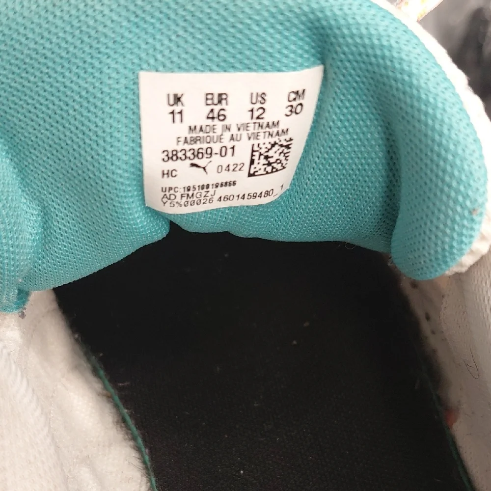 Puma Sneakers with Orange and Yellow Highlights - Picture 6 of 7